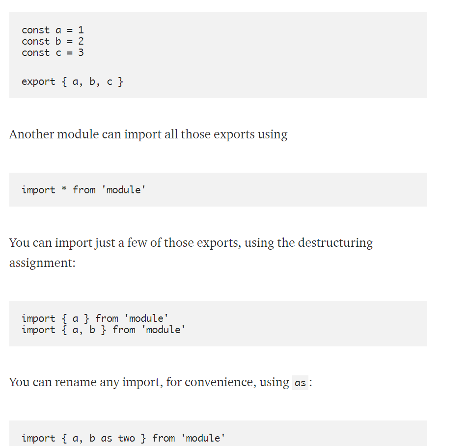 ES module syntax 5