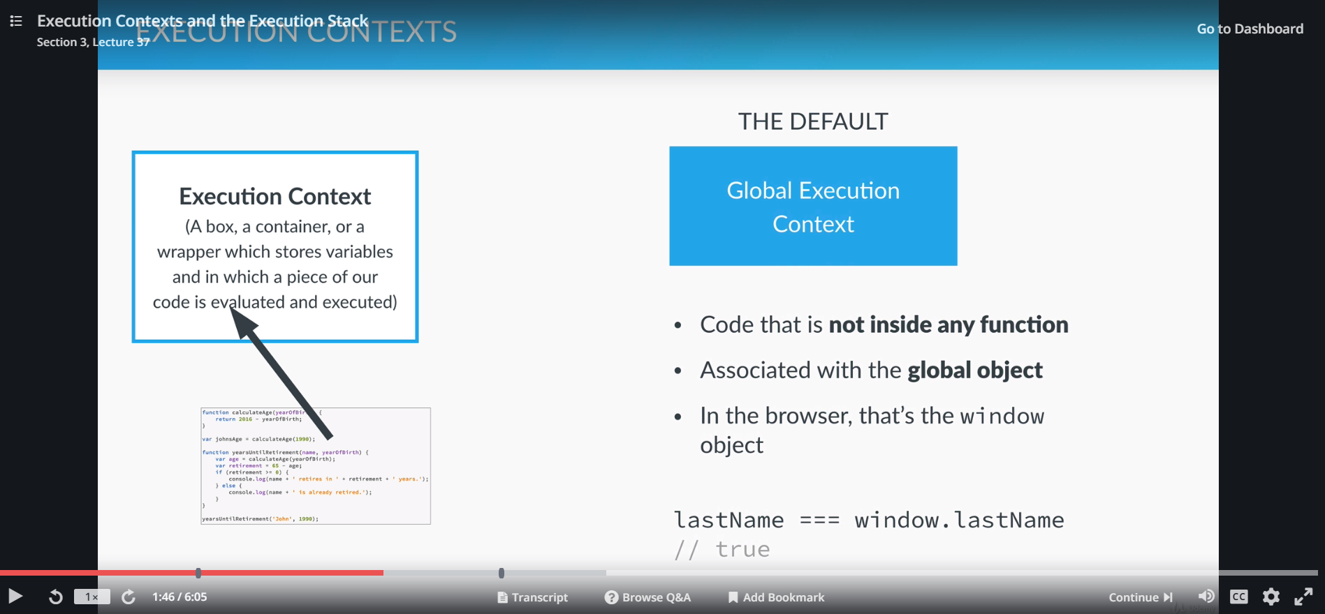 Execution Context basic