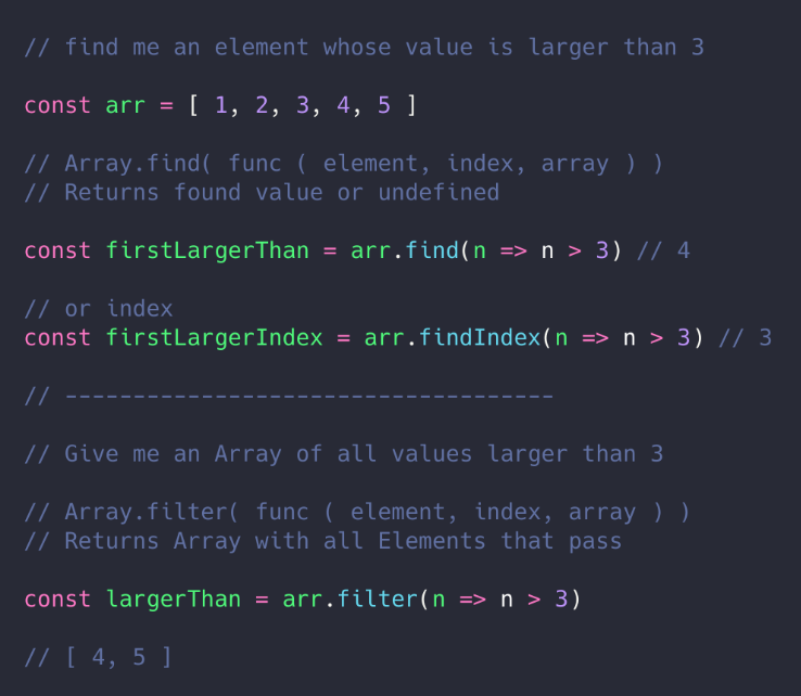 JS filtering arrays basics4