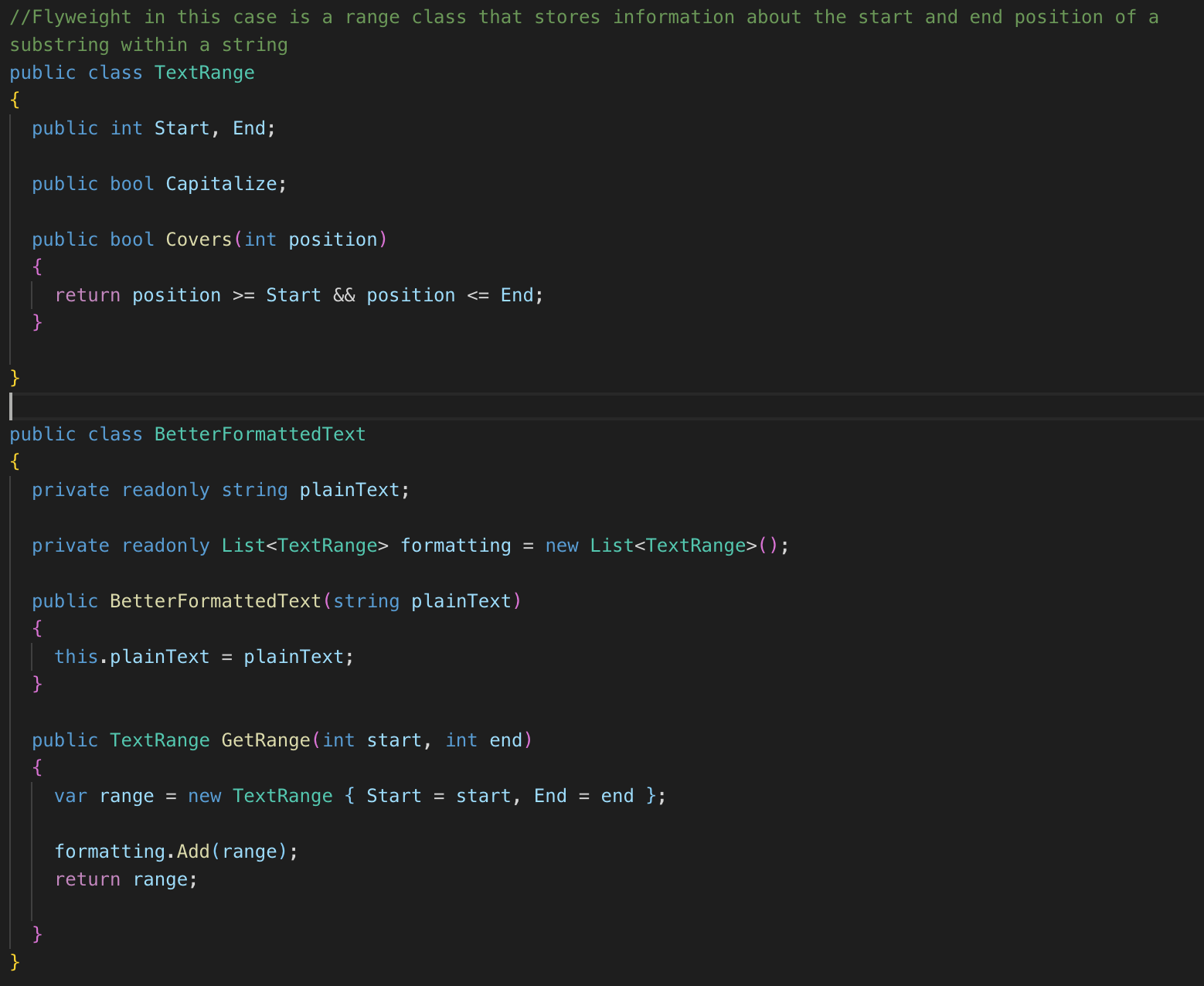 Flyweight Example