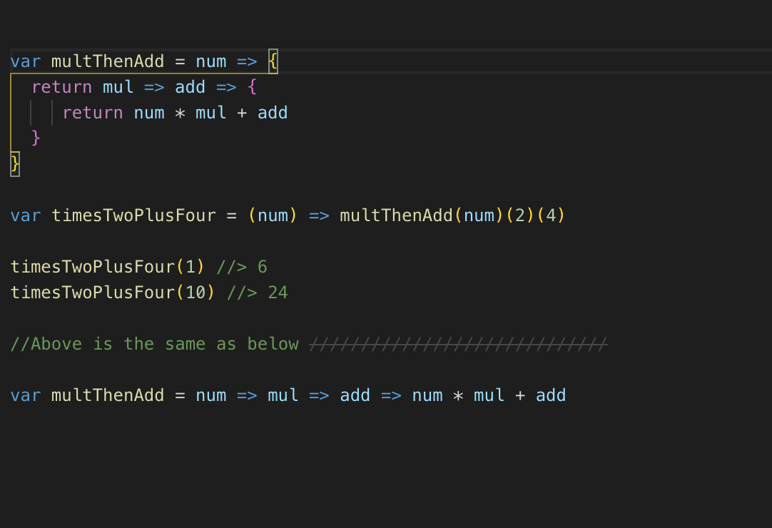 More complicated closures example