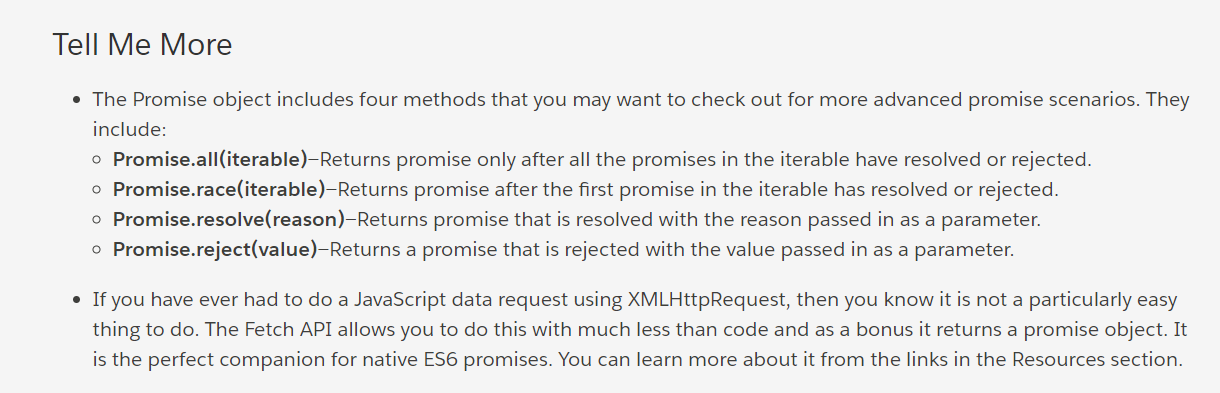 More on JS Promises async