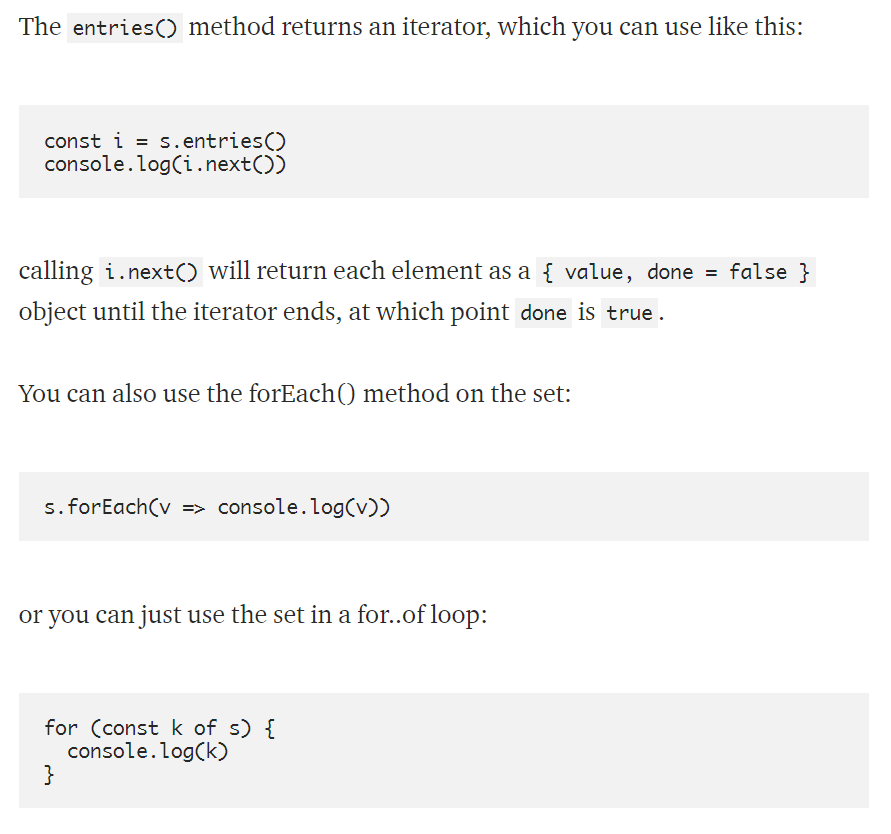 JS Set methods 4