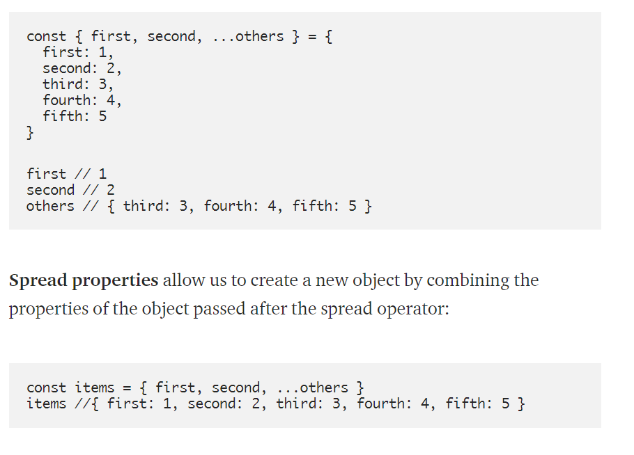 Spread Operator example 4