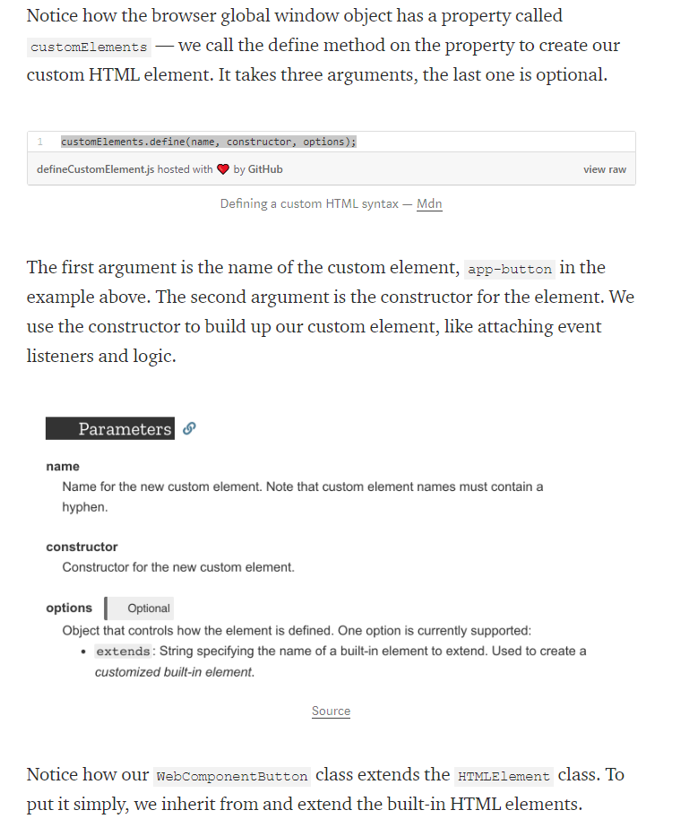 Overview of Web ComponentsORG